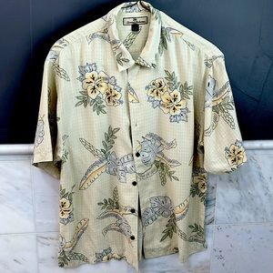 Tommy Bahama large men’s silk shirt